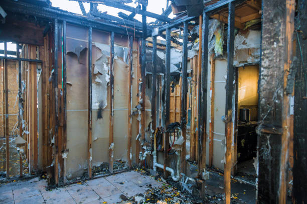 Professional Fire Damage Repair technician working in Custer, SD